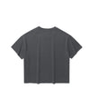 Nice Ghost Club Drawing 3Star Big Crop Tee [Charcoal]
