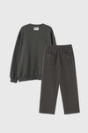 General Idea UNISEX Cotton Logo Loose Fit Sweatshirt Set