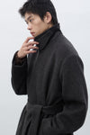 General Idea MAN Wool Blended Balmacaan Long Coat