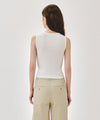 Marithé François Girbaud W BUTTON UP SLEEVELESS