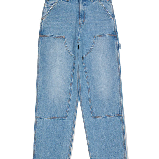 Mahagrid Double Knee Denim Pant [Blue]