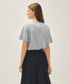 Marithé François Girbaud CLASSIC LOGO TEE heather gray