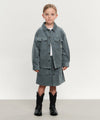 Marithé François Girbaud Kids Eiffel Label Corduroy Shirt Jacket Brown