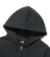 Nice Ghost Club 3star Crop Hoodie Zip Up [Charcoal]