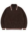 Mahagrid Hairy Collar Knit