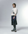 Nice Ghost Club Girl Blowing Symbol Big Tee [Beige]