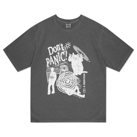 Mahagrid Don't Panic Pigment Tee
