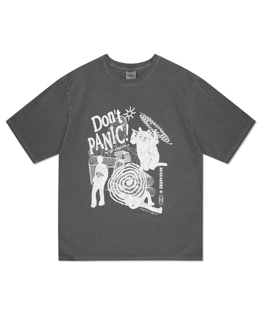 Mahagrid Don't Panic Pigment Tee
