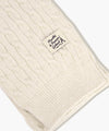 Marithé François Girbaud KIDS CABLE MUFFLER IVORY