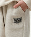 Marithé François Girbaud Kids Classic Logo Straight Sweat Pants (Brushed) Dark Green
