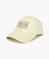 Marithé François Girbaud OUTLINE CLASSIC LOGO CAP ivory