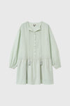 General Idea WOMAN Pintuck Low-Rise Dress