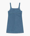 Marithé François Girbaud W DENIM SLEEVELESS DRESS light blue