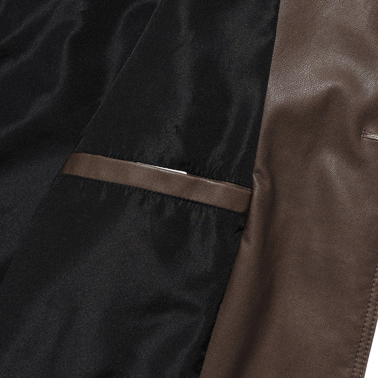 Nice Ghost Club PU Leather Work Car Coat