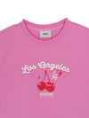 MLB Summer Fruits Lifestyle Front Graphic Over Fit T-shirt