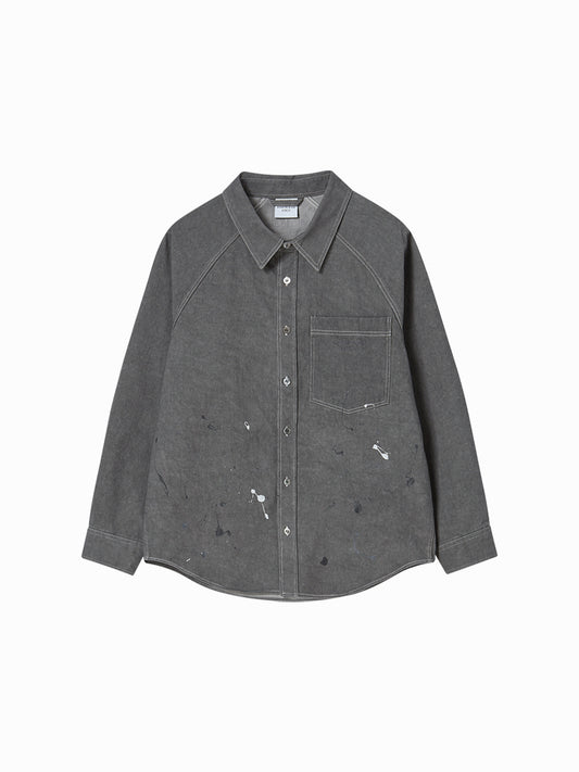 ADLV Paint Effect Oversize Shirt
