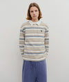 Marithé François Girbaud STRIPE COLLAR LONG SLEEVE
