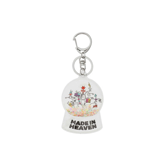 Nice Ghost Club Heaven Sculpture Snowball Key Chain [White]