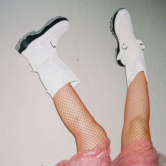 Nice Ghost Club [x nottz] Western Long Boots
