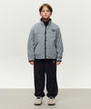 Marithé François Girbaud KIDS CLASSIC LOGO LIGHT WEIGHT FLEECE JACKET IVORY