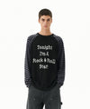 Mahagrid Rock Star Raglan Stripe Long Sleeve Tee