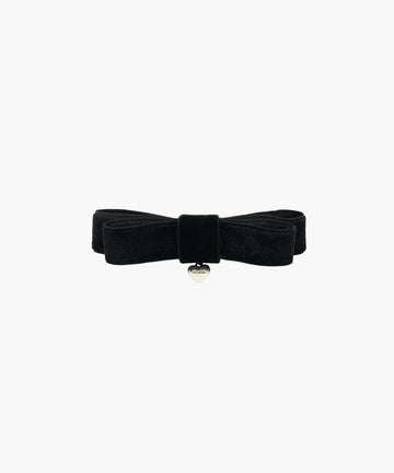 Marithé François Girbaud ENFANT HEART LOGO RIBBON HAIR PIN