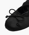 Marithé François Girbaud Women's Cross Banding Ribbon Flat Shoes in Silver