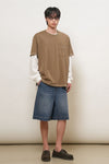 General Idea MAN Wide Bermuda Denim Pants
