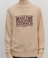Marithé François Girbaud Boucle Classic Logo Knit Pullover
