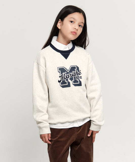 Marithé François Girbaud Kids Bold Logo Sweatshirt