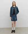 Marithé François Girbaud Women's Denim Tuck Detail Jacket
