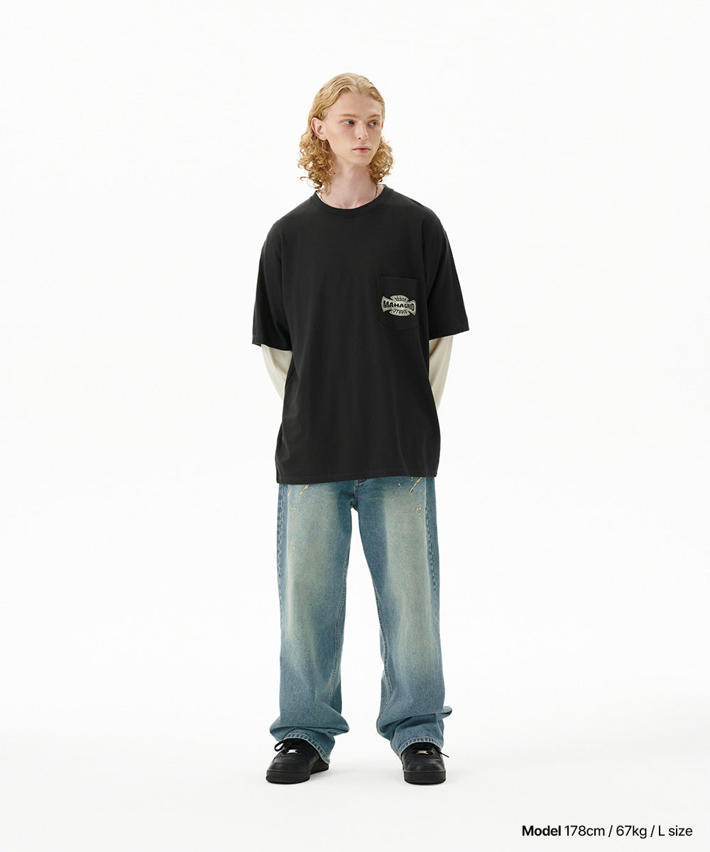 Mahagrid Cross Logo Thermal Long Sleeve Tee