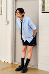 General Idea UNISEX Basic Oxford Half Shirt