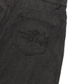 Nice Ghost Club Denim Pleats Panel Layered Skirt Pants