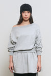 General Idea WOMAN Boat Neck Sweatshirt Dress