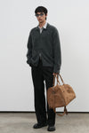General Idea UNISEX Hairy Zip-Up Collar Cardigan