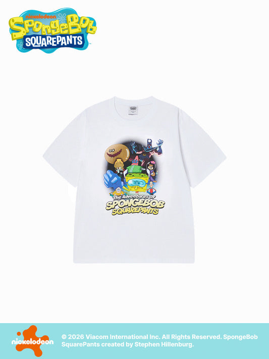 ADLV The Adventures of SpongeBob Short Sleeve T-Shirt