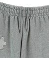 Mahagrid mah CUT OFF APPLIQUE SWEATPANT