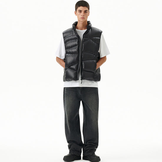Mahagrid Wavy Down Vest