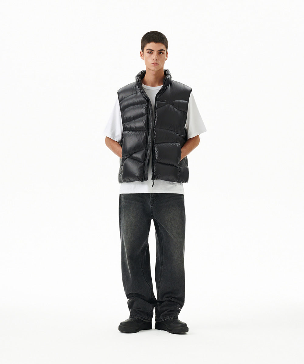 Mahagrid Wavy Down Vest