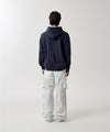 Mahagrid Twill Cut Off Applique Hoodie