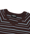 Nice Ghost Club Multi Stripe 3 Star V Neck Knit