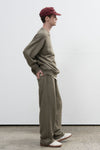 General Idea UNISEX Cotton Logo Wide Banding Pants