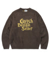 Cavish Brushed Seller Logo Knit Crewneck