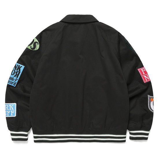 Cavish Funky Town Bomber Jacket [Black]