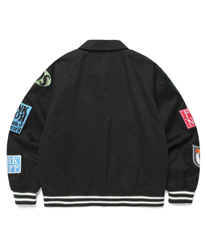 Cavish Funky Town Bomber Jacket [Black]