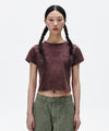 Mahagrid Washed Curved Tee
