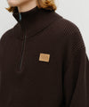 Marithé François Girbaud Half Neck Zipup Knit