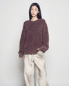 ADLV Destroyed Mineral Long Sleeve Knit
