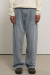 General Idea MAN Double Knee Detail Denim Pants [LIGHT BLUE]